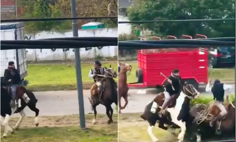 Jinetes en Berazategui
