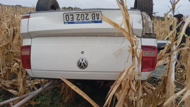 Vuelco de camioneta en la Ruta Provincial 75