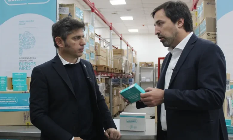 Axel Kicillof y Nicolas Kreplak